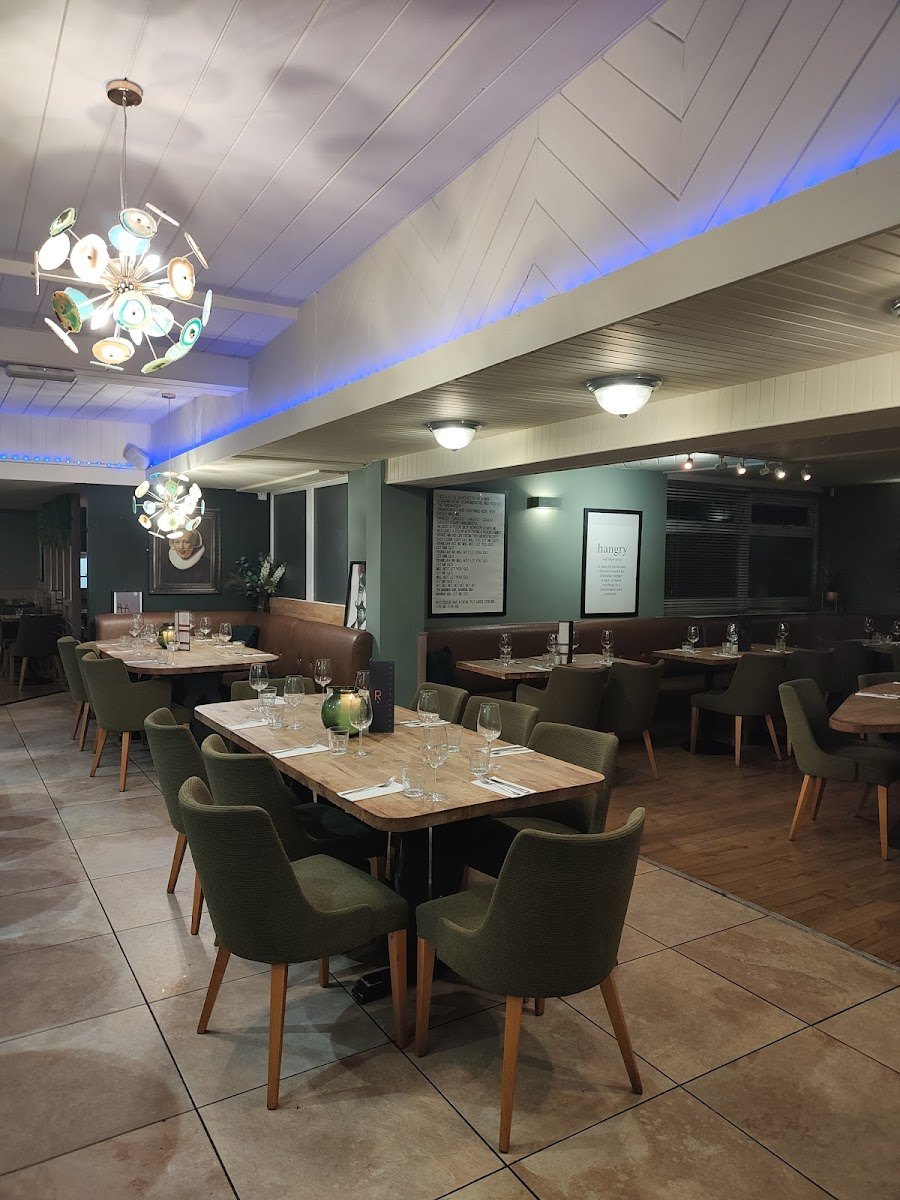 Restaurant seating at The Ridgeway Bar & Restaurant